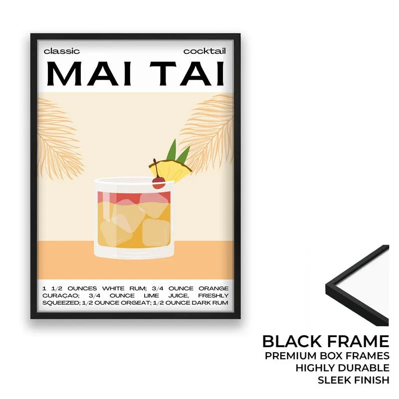 MaiTai Archival Canvas Wall Art - Black media 8