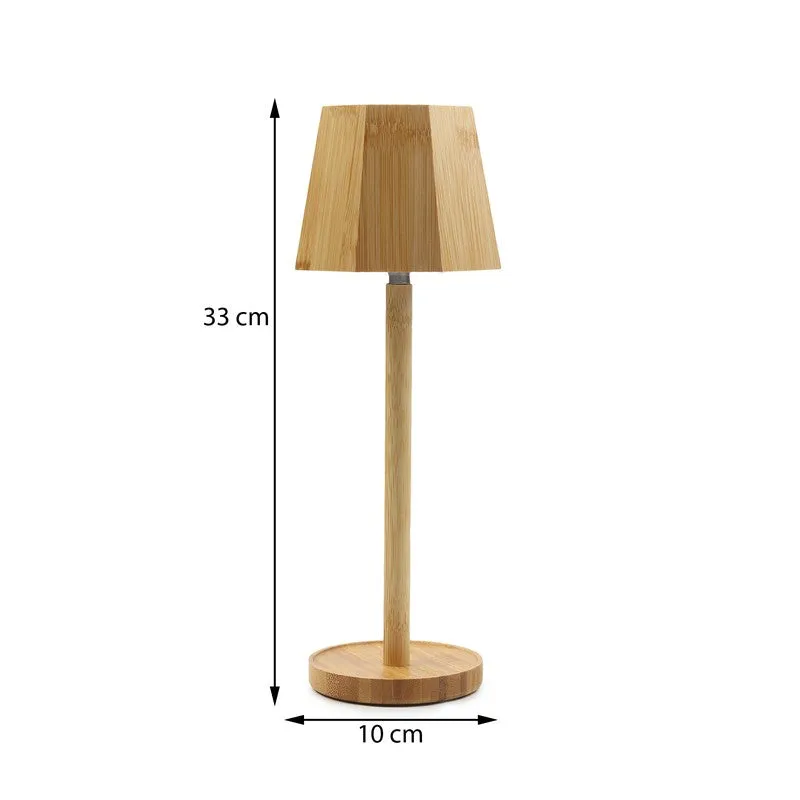 Mexo Ray Bamboo Table Lamp - Beige media 8