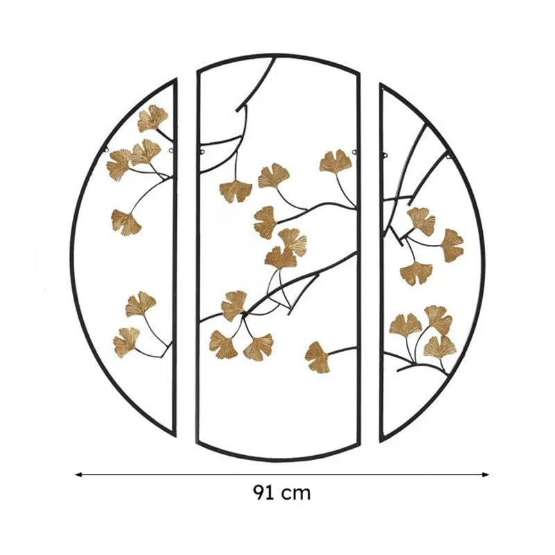 Lada Circle Chloro Iron Wall Accent - Three Piece Set media 7