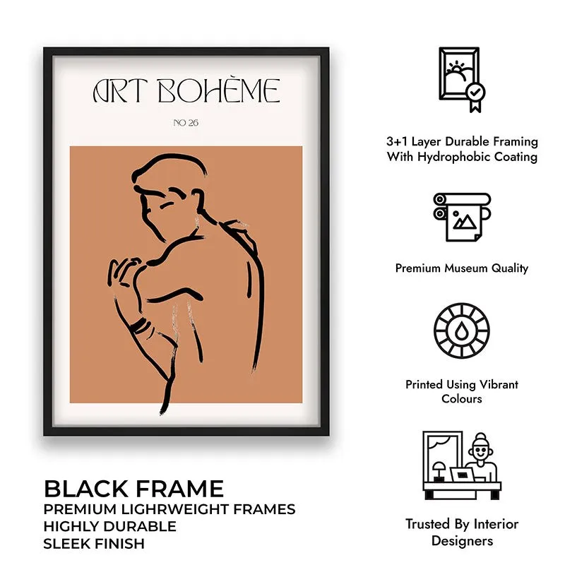 Calm Defense Canvas Wall Painting With Black Frame media 9