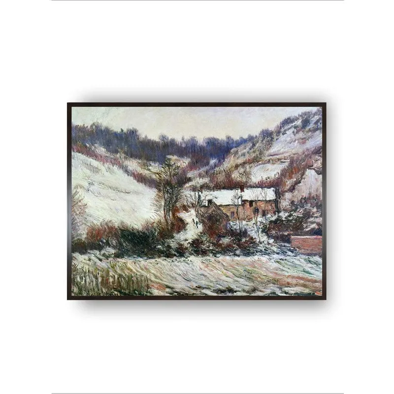 Snow Near Falaise Canvas Wall Painting media 3
