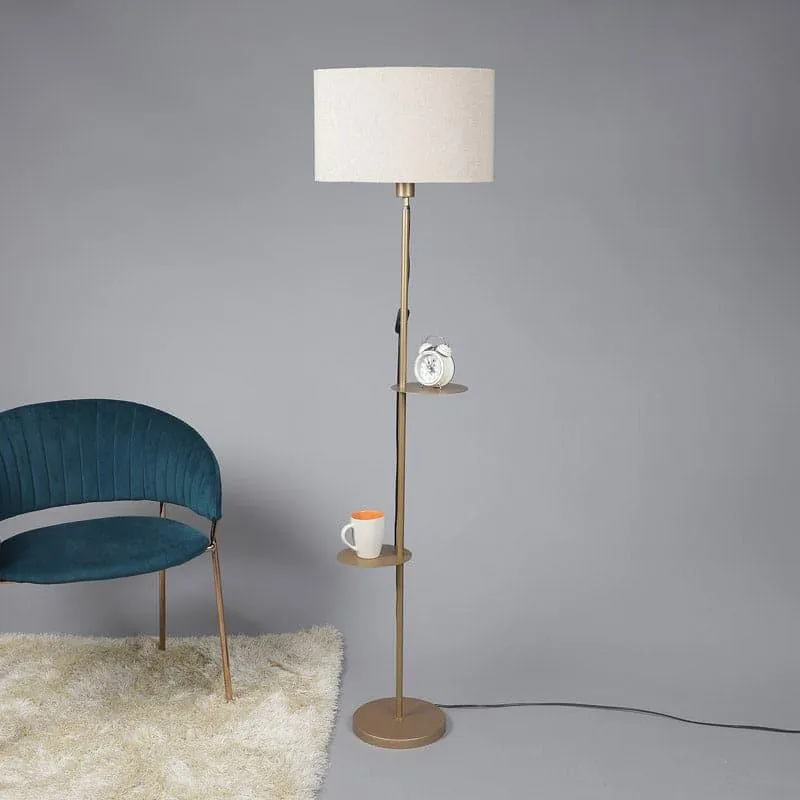 Eisa Dawn Floor Lamp With Shelf media 3