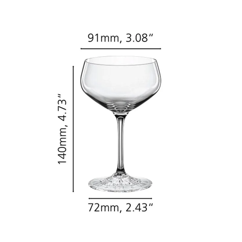 Spiegelau Perfect Serve Coupe Whiskey Glasses (235 mL) - Set Of Four media 6