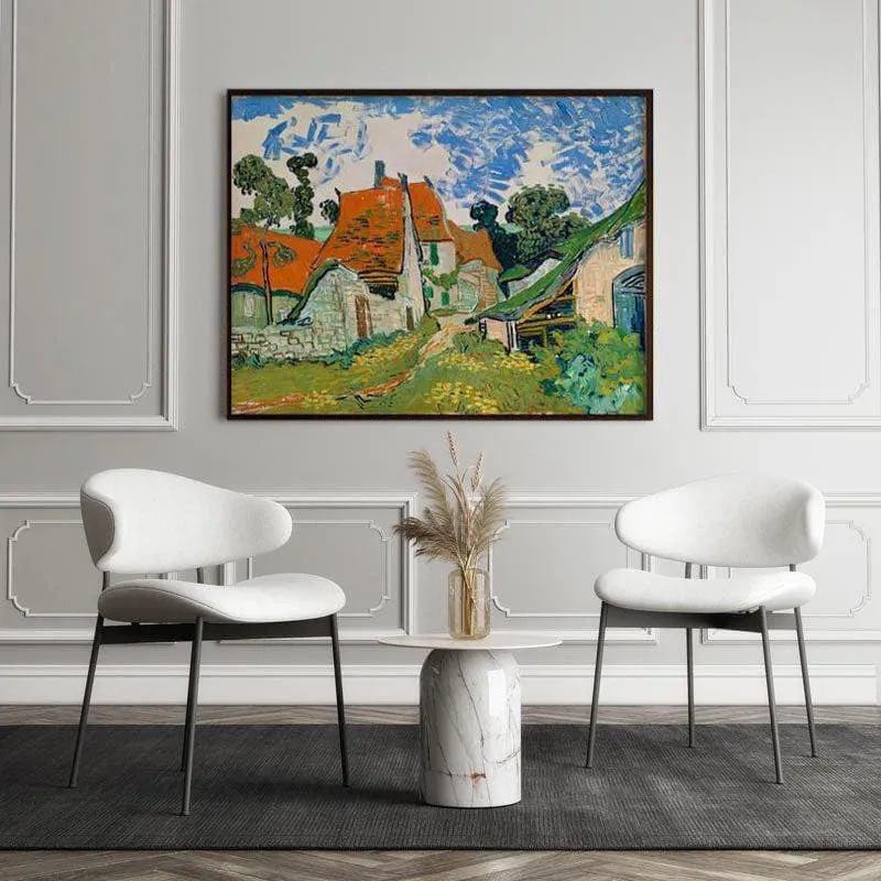 Street In Auvers Sur-Oise By Vincent Van Gogh - Black Frame media 5