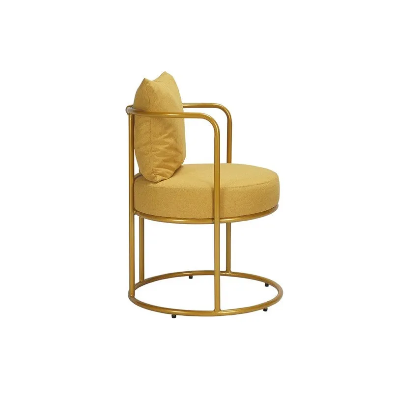 Estora Metal Accent Chair - Yellow media 7