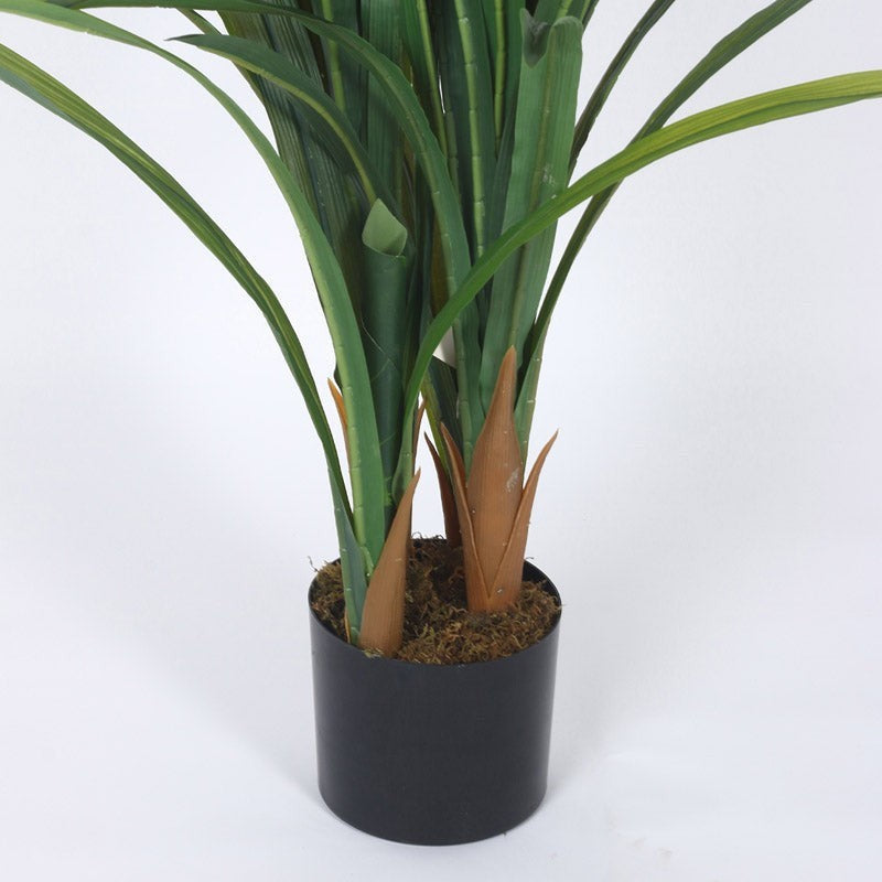 Faux Realtouch Pink Orchid Artificial Plant With Black Plastic Pot - 3.9 Feet media 7