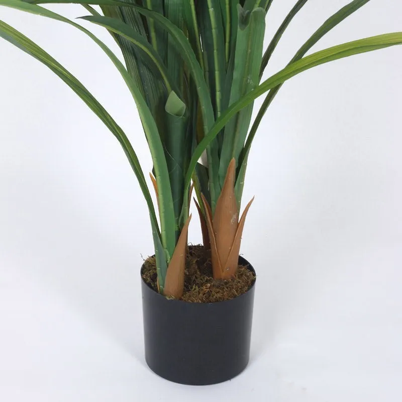 Faux Realtouch Pink Orchid Artificial Plant With Black Plastic Pot - 3.9 Feet media 7