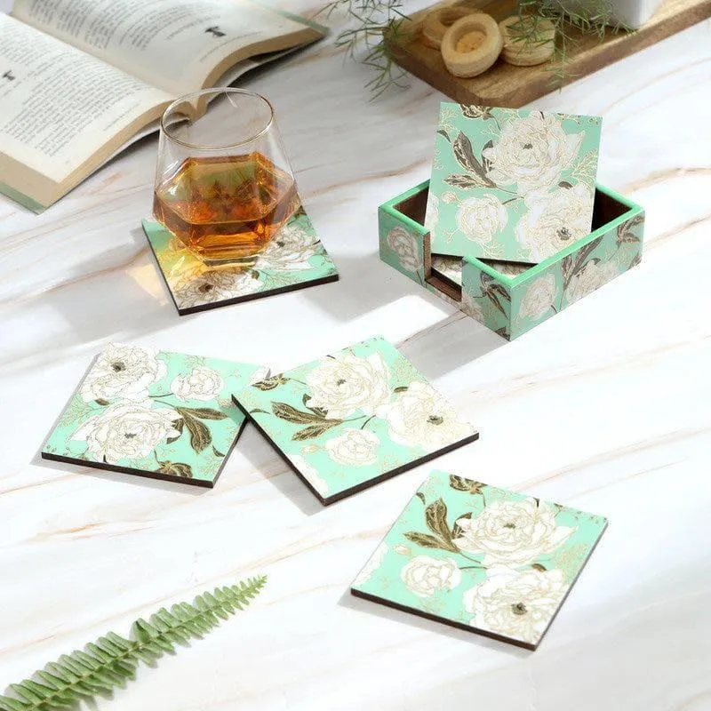 Evander Floral Coasters - Set Of Six media 1