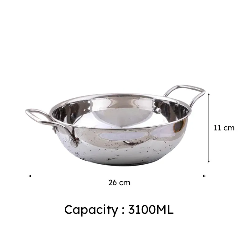 Toyo Induction Safe Kadhai - 3100 mL / 10 Inches media 6