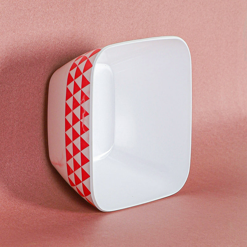 Mivono Snack Bowl (White & Pink) - 1020 ML media 5