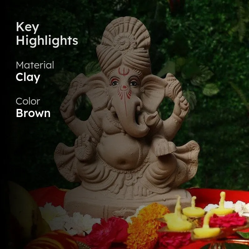 Gajanana Clay Murti media 2