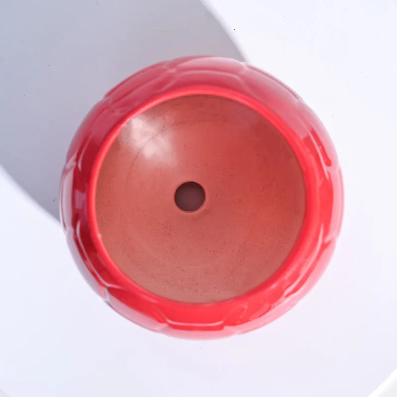 Ugaoo Football Red Ceramic Pot media 5