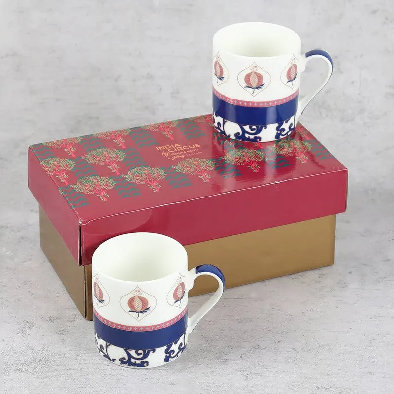 India Circus Circus Infinite Bone China Coffee Mug (350 mL Each) - Set Of Two media 6
