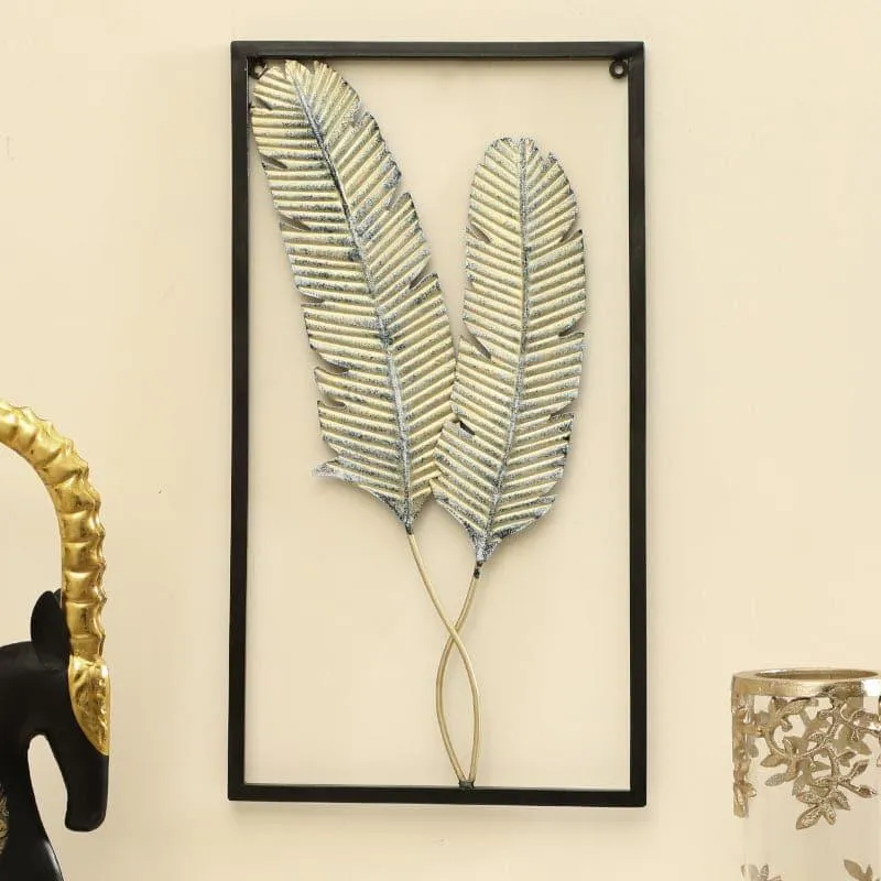 Theodosia Leafy Metal Wall Accent media 1