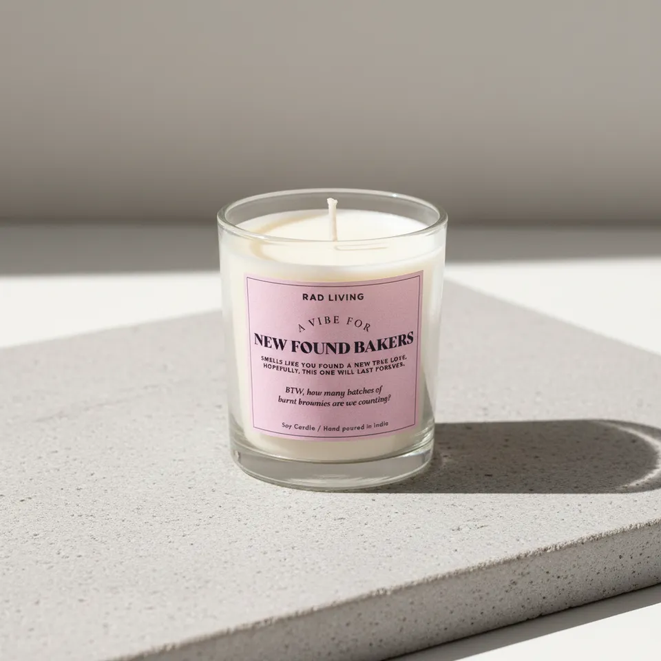 New Found Bakers - Vanilla Cake Scented Candle media 1