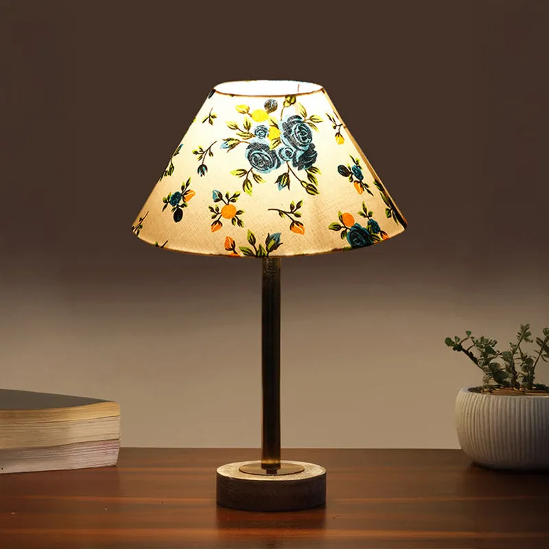 Aevra Cone Rodin Wooden Table Lamp - Multicolor media 1