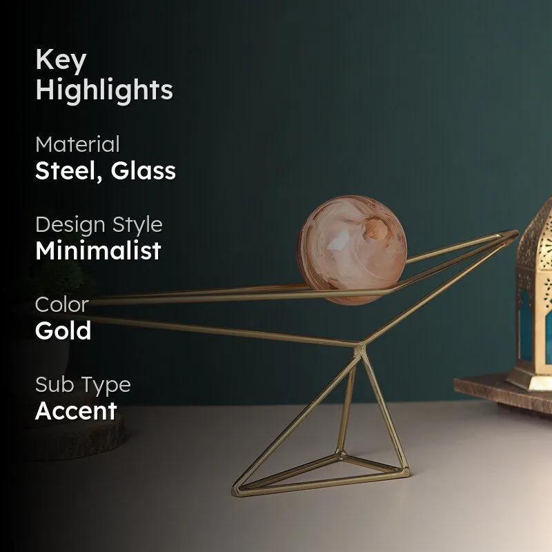 Orbus Nixo Showpiece - Peach & Golden media 2