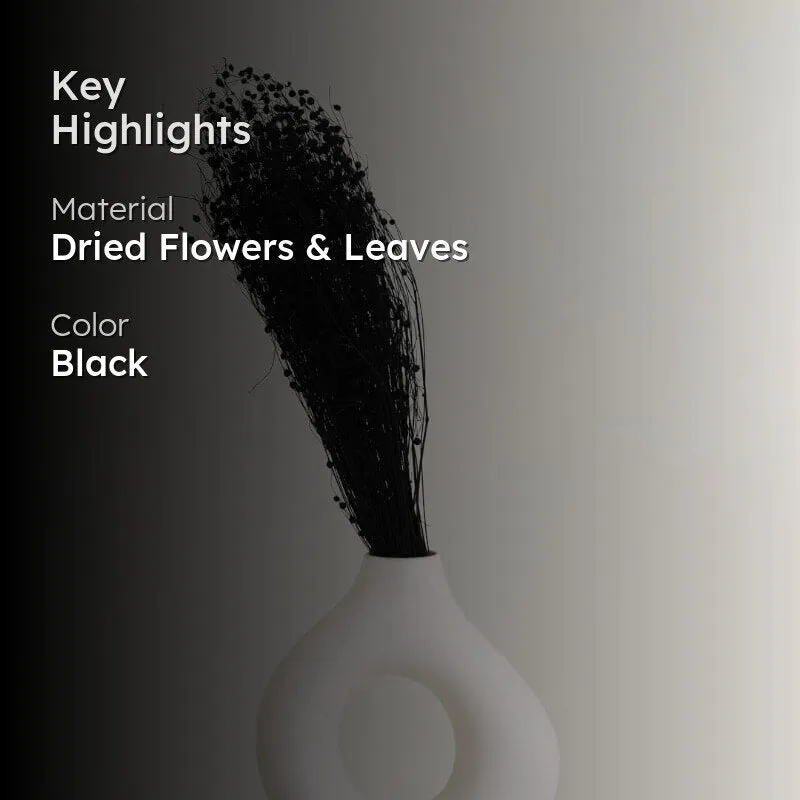 Loopa Millet Grass Dried Lino Bunch - Black media 2