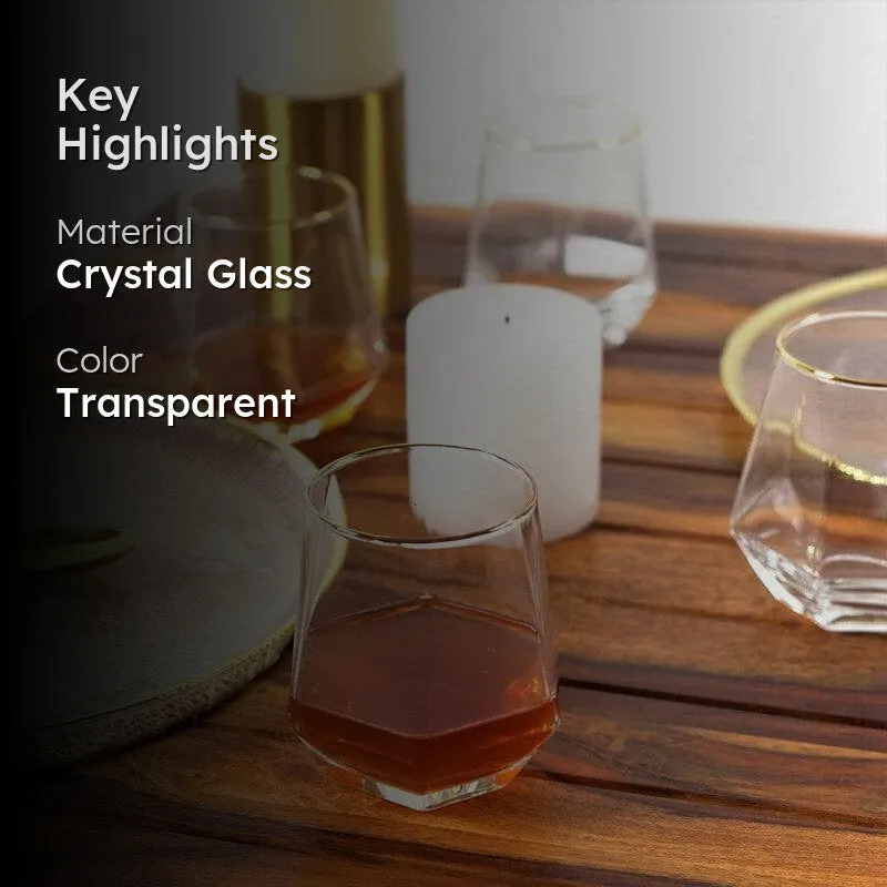 Diamond Edge Glass (340 ml) - Set Of Four media 2