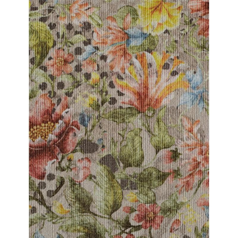 Sumaya Floral Polyester Carpet - Brown media 3