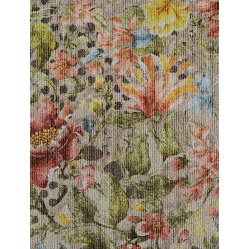 Sumaya Floral Polyester Carpet - Brown media 3