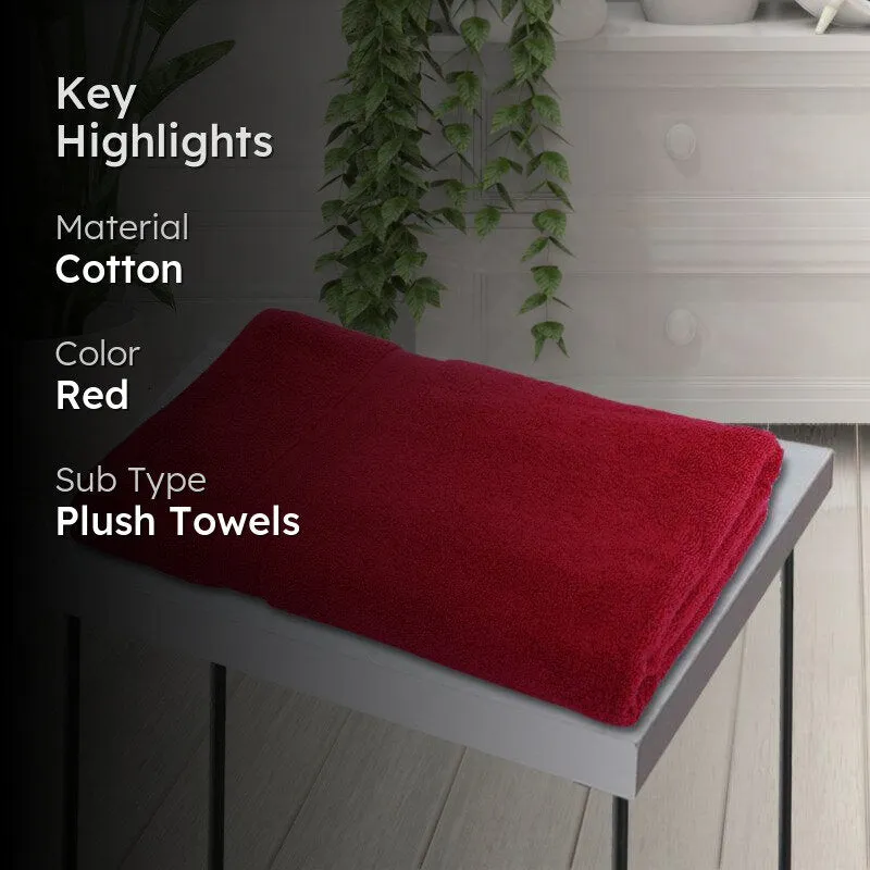 Miorah Bath Towel - Red media 2