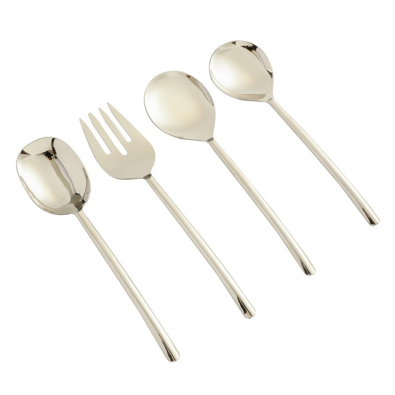 Ava Luxe Serving Set (Silver) - Four Piece Set media 4