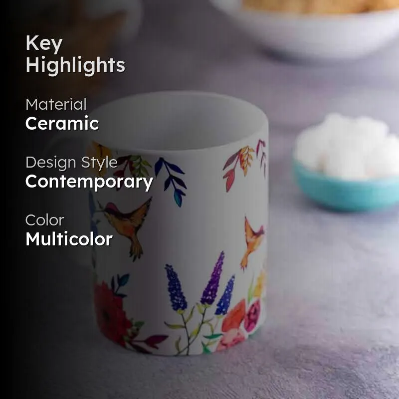 Humming Ceramic Coffee Mug (325 mL) media 2