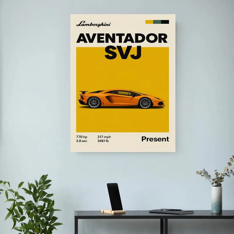 Aventador SVJ Wall Poster media 3