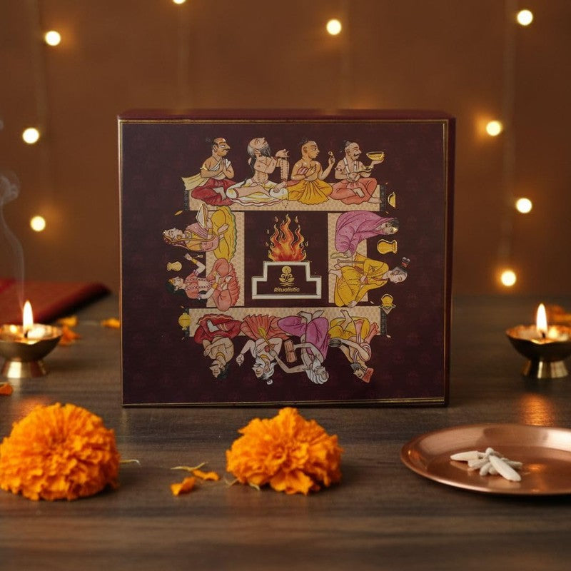Anantam Pooja Essentials - Six Piece Set media 3