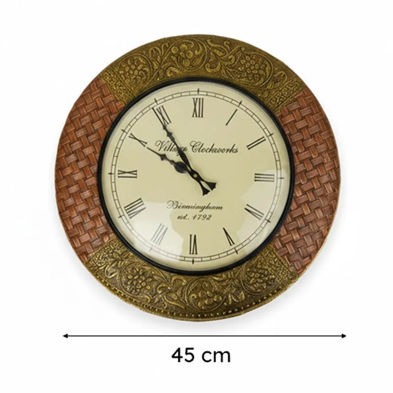 Strokes Of Time Wood Wall Clock media 6