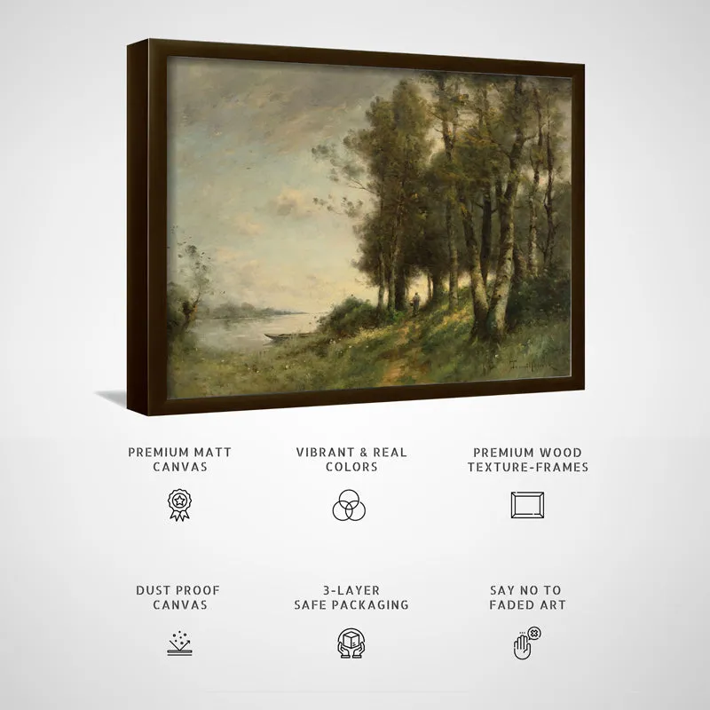 Fairy Glades Wood Wall Art With Frame - Black media 5