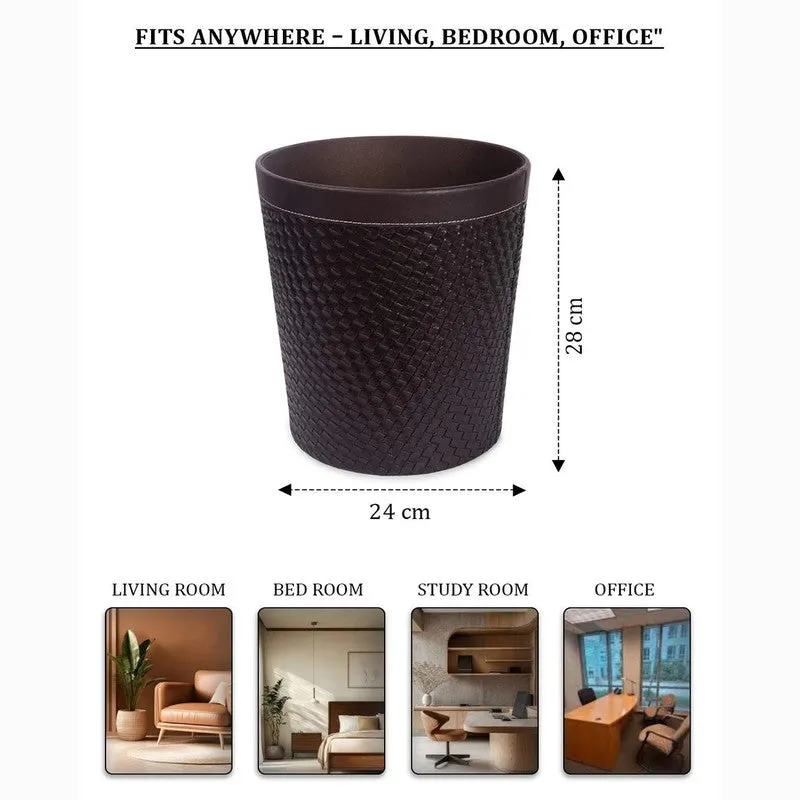 AarviDecor NeoBin Faux Leather Dustbin media 7