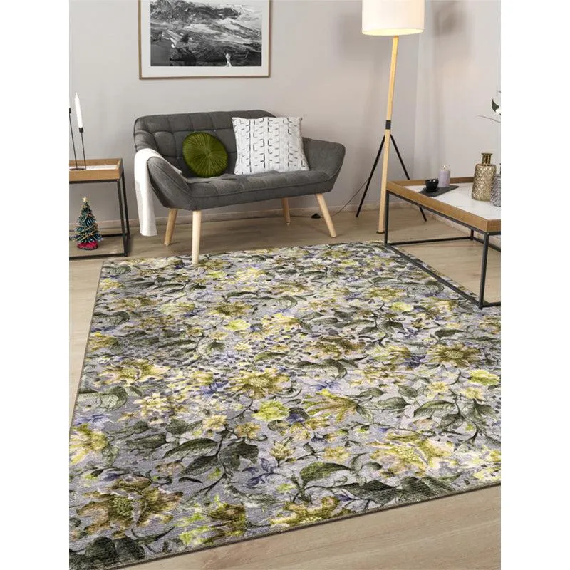 Sumaya Floral Carpet - Grey media 3