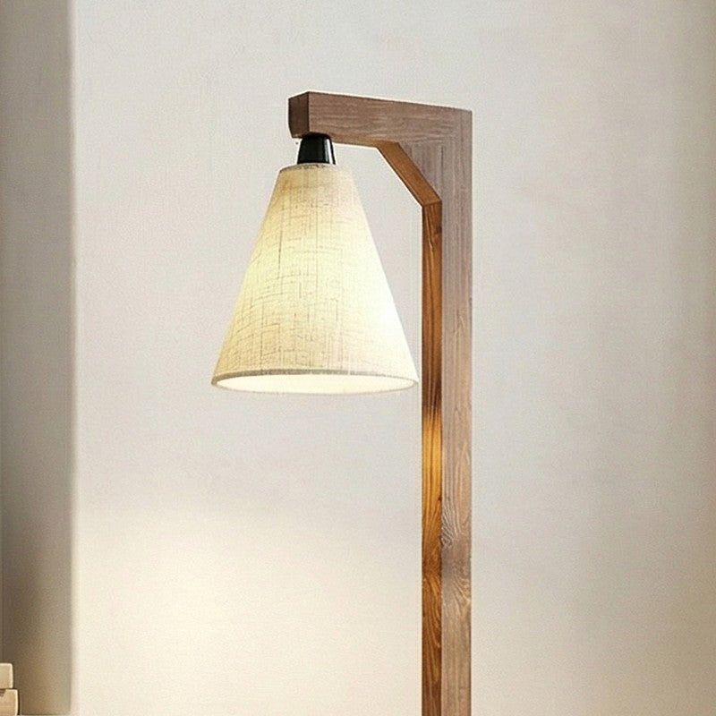 SimplyShade Wooden Floor Lamp - Brown media 4