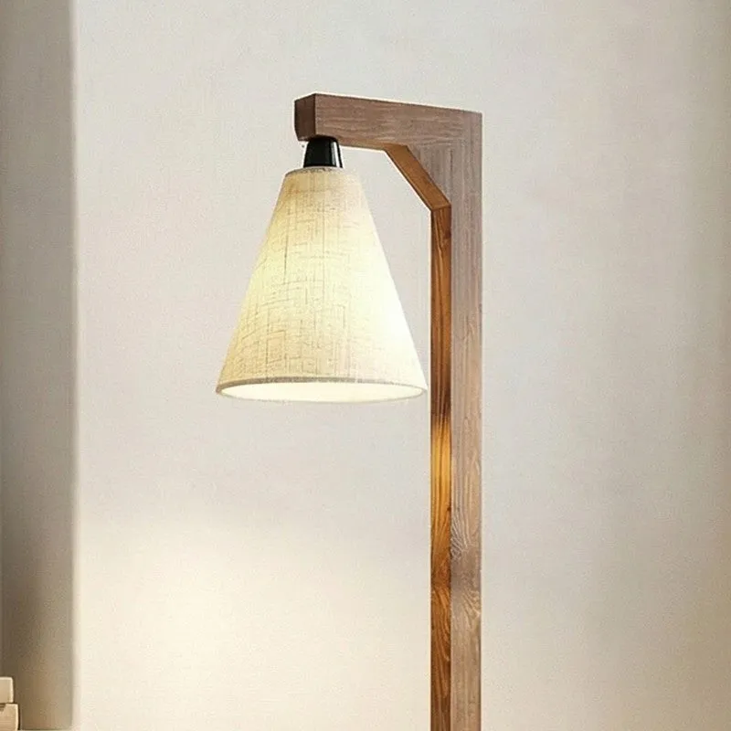 SimplyShade Wooden Floor Lamp - Brown media 4