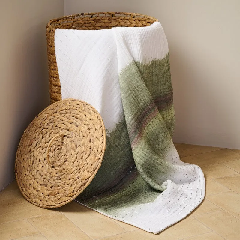 Natural Grace Cotton Bath Towels with Tote Bag - Set Of Two media 5