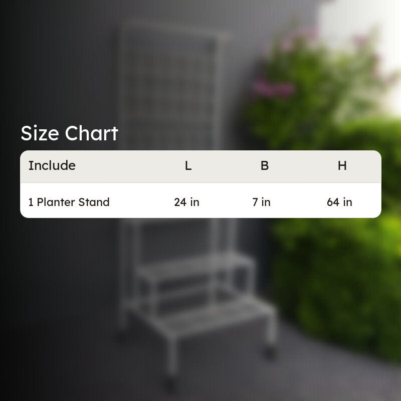 Graziana Tiered Planter Stand - White media 9