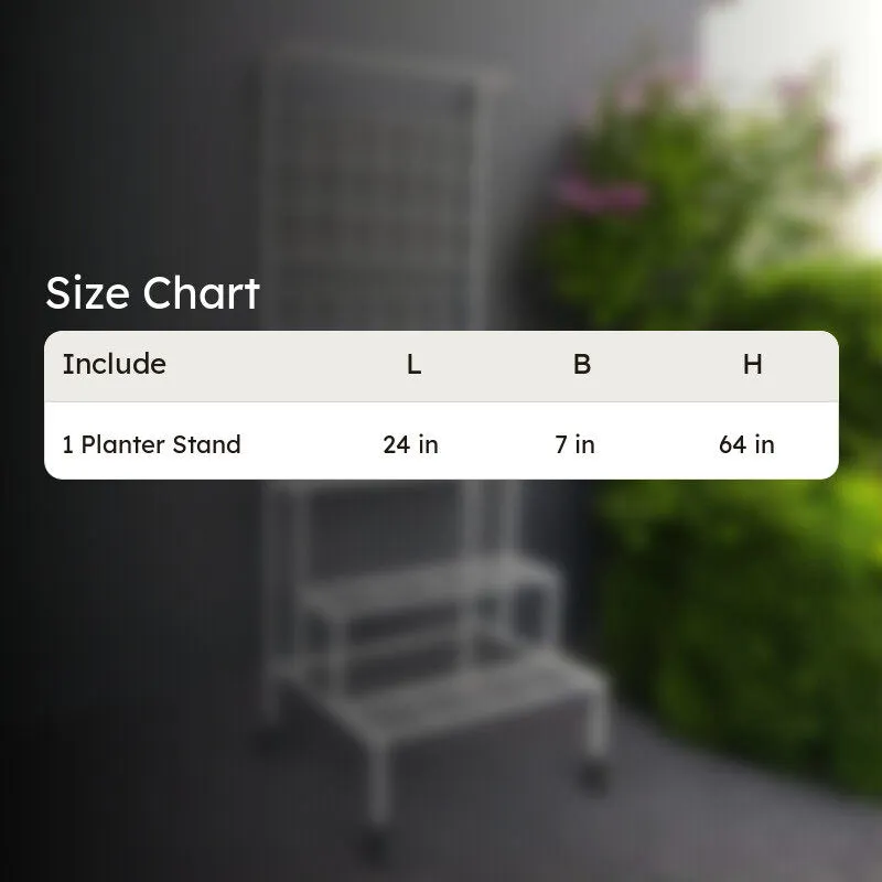 Graziana Tiered Planter Stand - White media 9