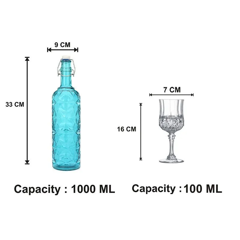 Peregrine 1000 mL Water Bottle With (100 mL) Glasses - Five Piece Set media 7