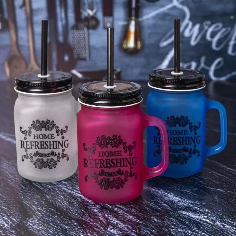 Refreshzo Jar With Straw - Set Of Three media 1