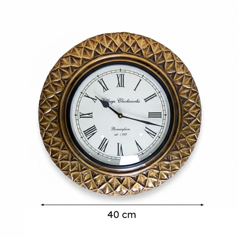 Meriadoc Hand-Painted Wood Wall Clock media 6