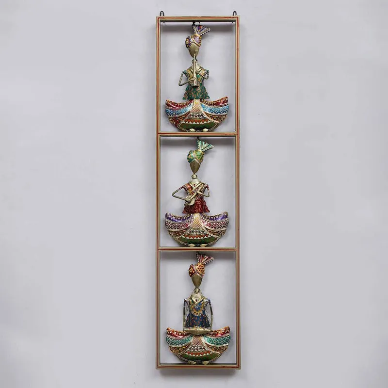 Gilded Tribal Form Iron Wall Accent media 4