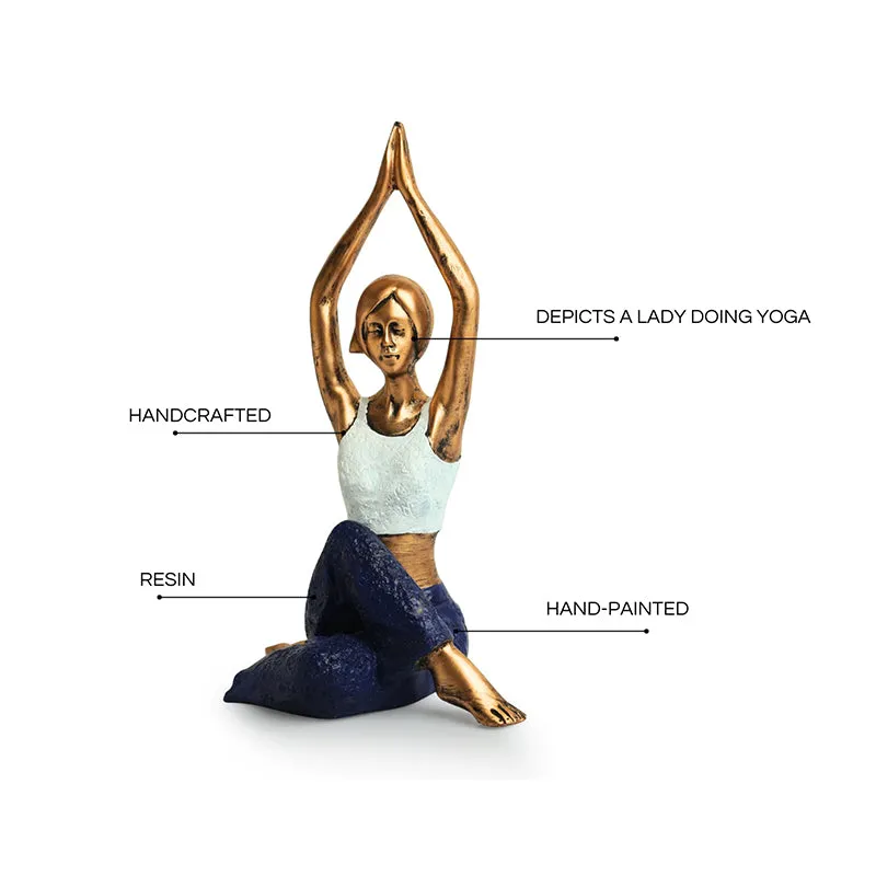 Yoga Grace Resin Showpiece media 5