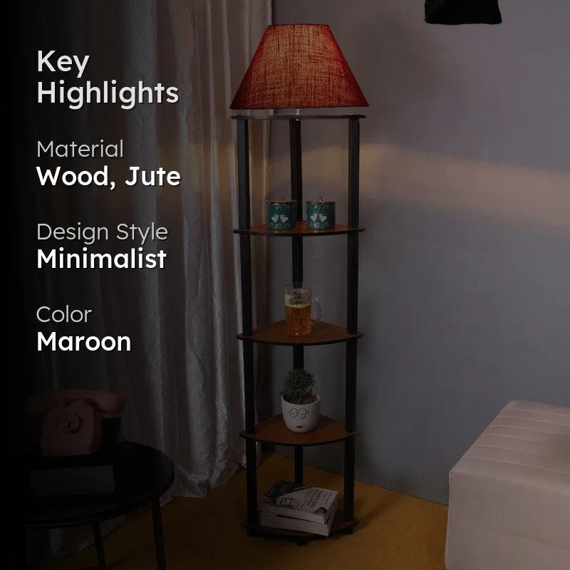 Opulent Beam Floor Lamp (Maroon) media 2