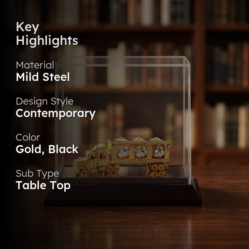 Royal Grace 24K Gold Plated Mild Steel Showpiece media 2