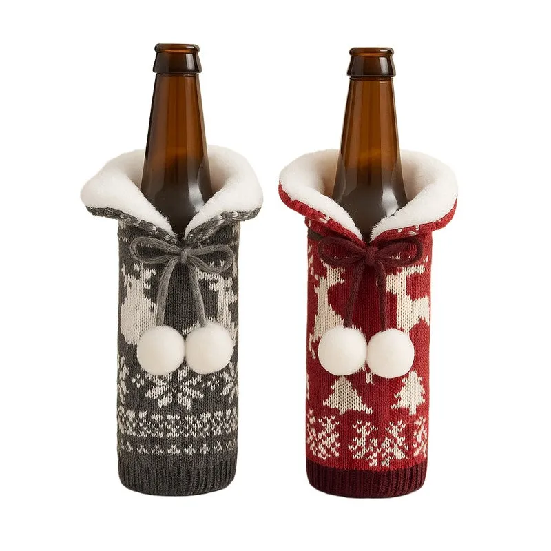 Twinkle Tide Holiday Bottle Christmas Ornament - Set Of Two media 3