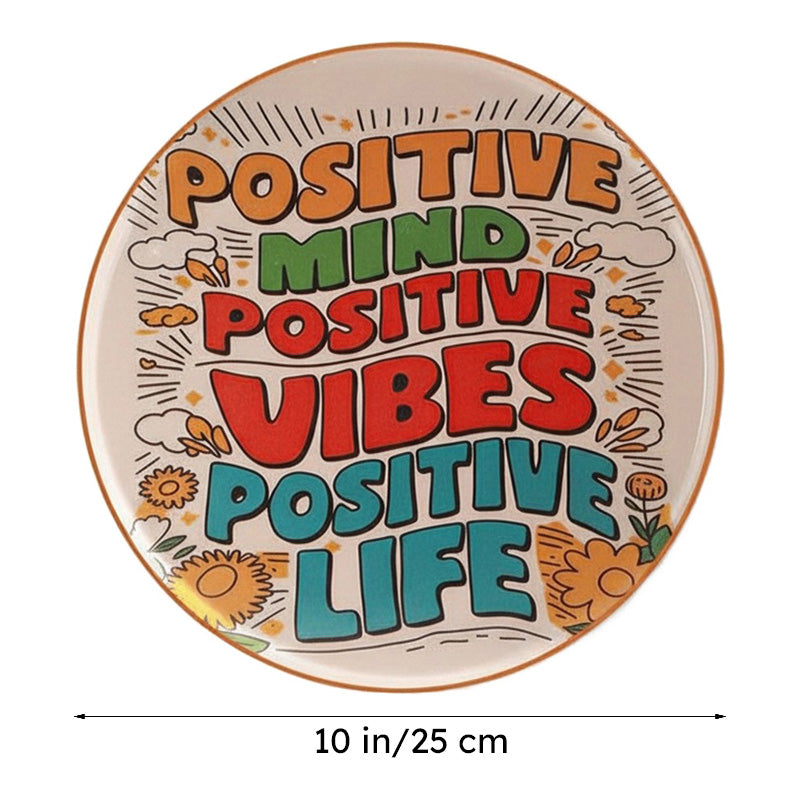 Lorian Positive Vibes Printed Metal Wall Plate media 7
