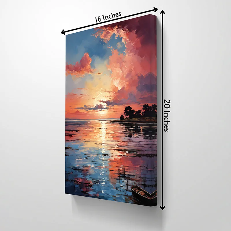 Majestic Sunsets Wall Painting media 5