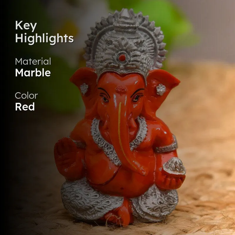Vigneshwara Bless Idol - Orange media 2